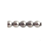 Czech Druk 4mm Beads 45/strand Trans Crystal Chrome