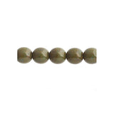 Czech Round Druk Beads 4mm Opaque Blue Travertine 45/strand