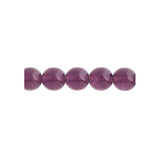 Czech Druk 6mm Beads 31/strand Trans Amethyst