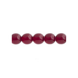 Czech Round Druk Beads 6mm Transparent Garnet 31/strand