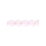 Czech Druk 6mm Beads 31/strand Trans Light Rose AB