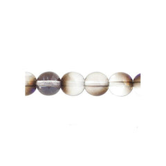 Czech Druk 8mm Beads 22/strand Trans Crystal Azuro