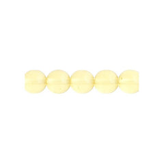 Czech Druk 10mm Beads 18/strand Trans Jonquil