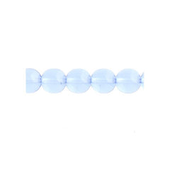 Czech Druk 10mm Beads 18/strand Trans Light Sapphire