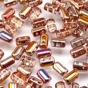 *Czech Rulla Beads Crystal Sliperit 22g