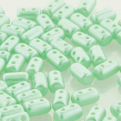 *Czech Rulla Beads Light Green Chrysocolla Pastel 22g