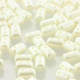 *Czech Rulla Beads Light Cream Off White Pastel 22g