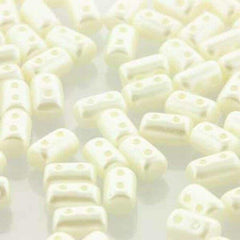 *Czech Rulla Beads Light Cream Off White Pastel 22g