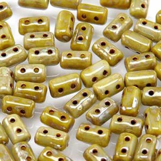 *Czech Rulla Beads Grey Picasso 22g