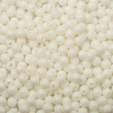 5mm Round Plastic Beads 5000/pk - White