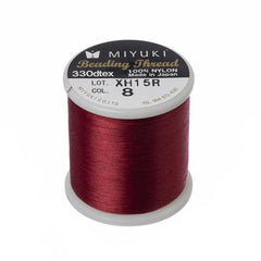 Red Miyuki Beading Thread 50m